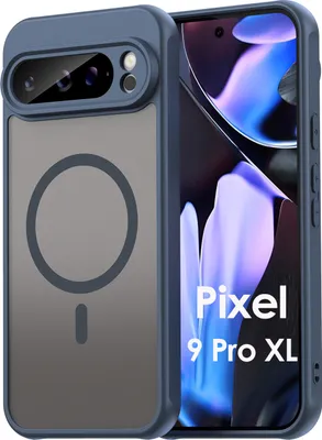 Produktbild von Handyhülle für Google Pixel 9 Pro XL Matt Case Schutzhülle Kratzfest Passgenau Blau