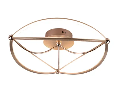 Zdjęcie produktu dla Lampa sufitowa nowoczesna wbudowany LED CHARIVARI złoty Trio 621290108