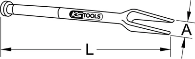 Produktbild von KS TOOLS 670.0091 Montagehebel