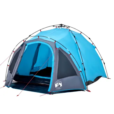 Produktbild von vidaXL Kuppel-Campingzelt 3 Personen Blau Quick Release