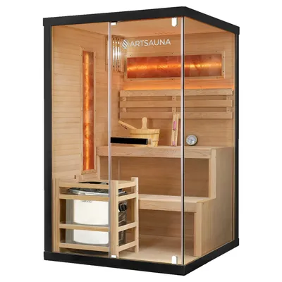 Zdjęcie produktu dla Sauna tradycyjna Vantaa 32012, 3,5 kW, piec do sauny Harvia, 2 osoby