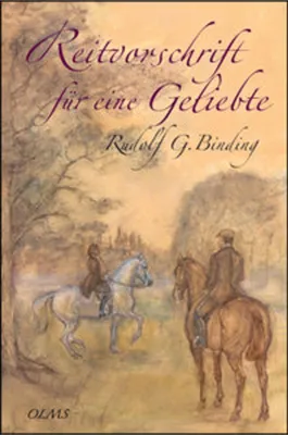 Obrázok produktu pre Reitvorschrift für eine Geliebte