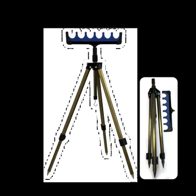 Produktbild von Behr Dreibein-Rutenhalter mit EVA-Schaum Auflage Rutenablage Rod Pod Feederfischen