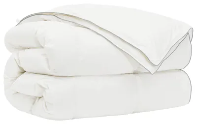 Immagine prodotto di vidaXL Copertura per letto FULDA, 137 x 200 cm, adatta a tutte le stagioni, 310 GSM, bianca