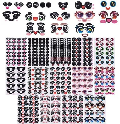 Imagen del producto de Juegos de pegatinas de papel para manualidades: autoadhesivas, 14 estilos, 228 unidades, versátiles