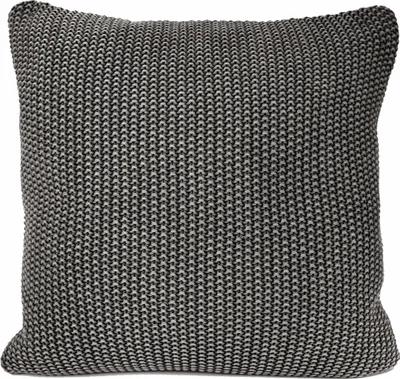 Produktbild von nielsen HOME Kissen Nika gestrickt,50x50cm,Antikgrau(Farbeffekt),100%Baumwolle,Strick,® Standard 100,Füllkissen
