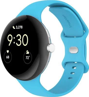 Productafbeelding van imoshion Siliconen⁺ bandje voor de Google Pixel Watch 5 / 4 / 3 (45 mm) - Maat L - Blauw