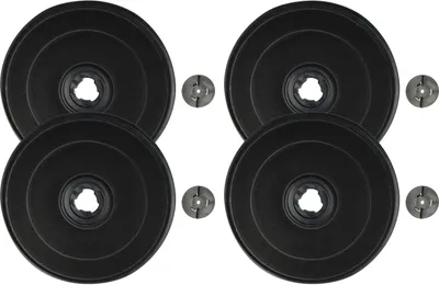 Produktbild von vhbw 4x Aktivkohlefilter Ersatz für Electrolux/Zanussi MCFE42 für Dunstabzugshaube - 2,3 cm