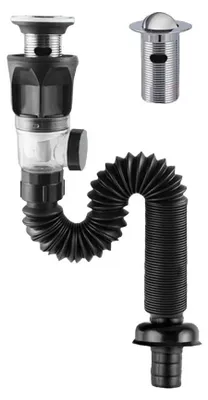 Immagine prodotto di Tubo di scarico flessibile - 300-900 mm, colore nero