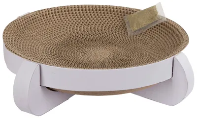Image de Kerbl Katzenkratzbett Platinum L x B x H 35 x 35 x 10 cm, aus leichtem Material