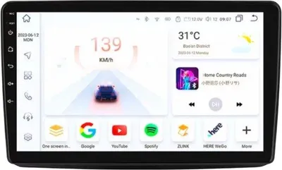 Immagine prodotto di Autoradio con Bluetooth e CarPlay per Fiat Panda (2003-2012) – compatibile con Apple e Android – impianto stereo con sistema di navigazione – 4 GB di RAM, 32 GB di memoria
