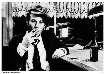 Obrázok produktu pre Tom Waits – Amsterdam 1976 – Plagát – 59x84 cm