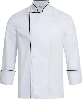Produktbild von Greiff GASTRO-MODA Cuisine Herren Kochjacke Paspelierung Weiß XL