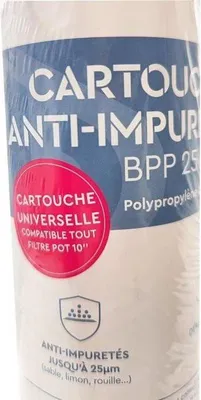 Immagine prodotto di Cartuccia filtrante BWT PPB25, avvolta 25 µm, capacità 6 mesi, filtro da 10 pollici