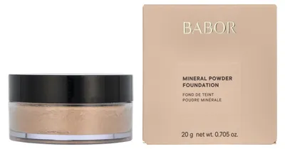Produktbild von BABOR Mineral Powder Foundation 01 light, Jeder Hauttyp, Alle Hauttöne, Palette, Gepresstes Puder, Strahlend, 20 g