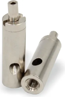 Produktbild von Drahtseilhalter / Gripper 15, M5 Innengewinde, für Drahtseil Ø1,0mm-1,5mm | vernickelt