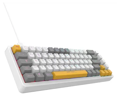 Image de INCA IKG-457 INCA Gaming Tastatur RGB/RedSwitch/USB/Mechan. 2.00m    weiß