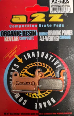 Immagine prodotto di Pastiglie freno A2Z AZ-630-S - 1 coppia, sinterizzate