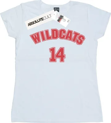 Produktbild von Disney - "High School Musical The Musical Wildcats 14" T-Shirt für Damen BI24354 (M) (Weiß)