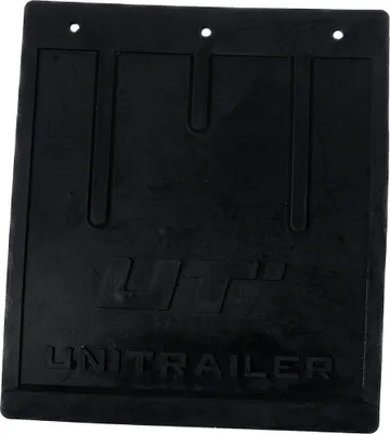Produktbild von UNITRAILER große Spritzlappe 220x243 mm aus Gummi für Kotflügel an Pkw-Anhängern und Baumaschinen als Schmutzfänger