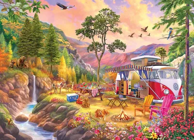 Productafbeelding van Camperparadijs, illustraties van Bigelow