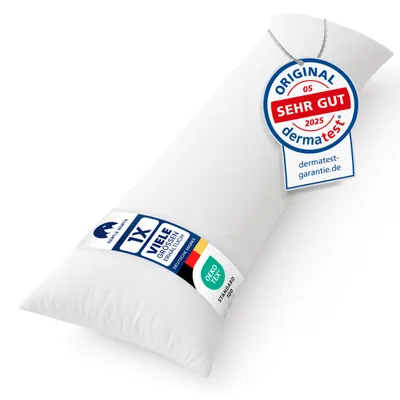Produktbild von 40x 145 hochwertiges Seitenschläferkissen - Langes Kissen für Seitenschläfer - Body Pillow - Körperkissen für Erwachsene mit Mikrofaser-Füllung (40 x 145 cm lang) - Schlafkissen Waschbar