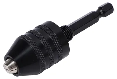Produktbild von 3-Backenfutter-Adapter, 1/4-Zoll-Sechskantschaft, elektrischer Bohrmaschinen-Umbau für Akkuschrauber, 0,3–6,5 mm Spannbereich
