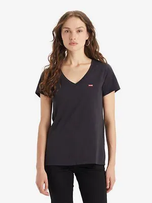 Imagen del producto de Camiseta de mujer Levi's, modelo 85341 0003, cuello en V, color