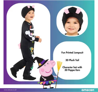 Obrázek produktu pro Kostým Peppa Skeleton 2-3 roky starý