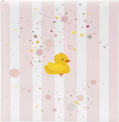 Zdjęcie produktu dla Goldbuch 15 478 Goldbuch Rubber Duck Girl  30x31 60 weiße Seiten Babyalbum  15478