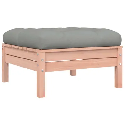 Immagine prodotto di vidaXL Sgabello da giardino con cuscino in legno massiccio di abete Douglas