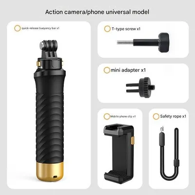 Produktbild von Unterwasser-Selfie-Stange für GoPro-Kameras und DJI Action 3/4/5 Unterwasser-Stativ