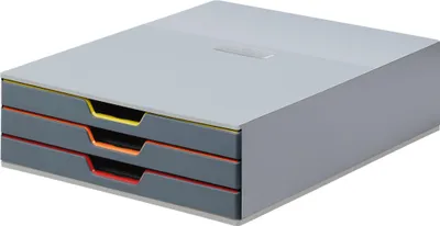 Produktbild von DURABLE Schubladenbox VARICOLOR® 3 1 ST 760327