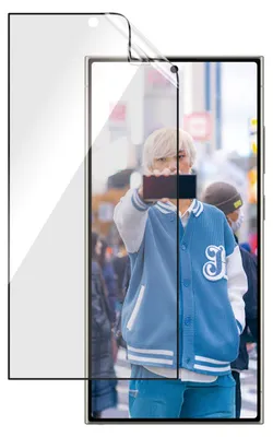 Zdjęcie produktu dla PanzerGlass ® ECO MATRIX Screen Protector Samsung Galaxy S25 Ultra | Ultra-Wide Fit, Samsung, Samsung - Galaxy S25 Ultra, Aplikacja na sucho, Odporny na zadrapania, Odporny na wstrząsy, Przezroczysty, 1 szt.