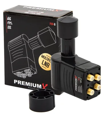 Produktbild von PremiumX Rocket Quattro LNB PXR-Q 3° Grad Slim Multifeed für Multischalter