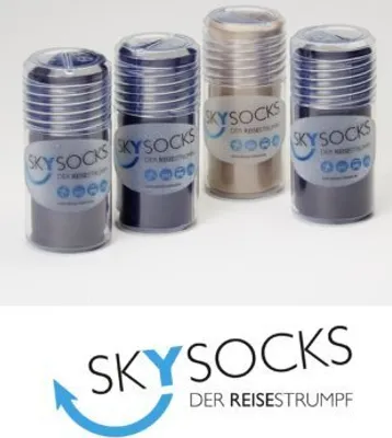 Produktbild von Skysocks classic 70den AD 38/39 black 2 St