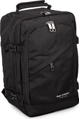 Produktbild von Bag Street Reiserucksack Handgepäck Kofferöffnung mit Organizer Schwarz