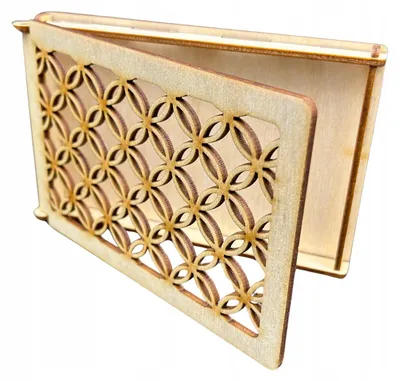 Obrázek produktu pro SznurkiPolskie Ažurová dřevěná krabička pro Decoupage 15x10 cm