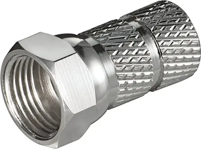 Produktbild von goobay Aufdreh Adapter aus Zink mit Nickelkontakten 6,5 mm (Bulk)