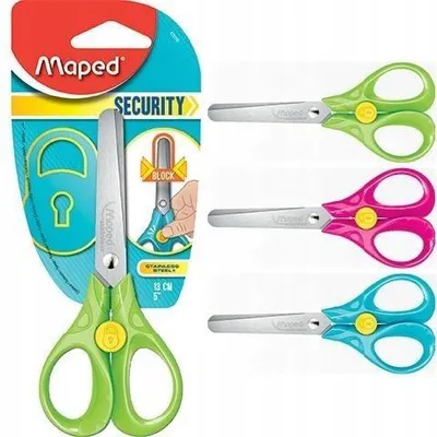 Produktbild von Maped Sicherheits-Schere Kinder Schul 13cm mit Klingensperre
