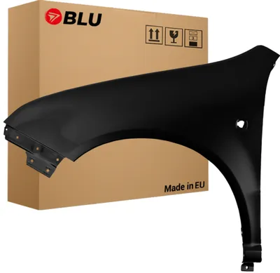 Produktbild von BLU Kotflügel Passend für Skoda Fabia I (6Y) 9910 Links Schwarz SchwarzMagie | 1999-2007 | Vorderseite Vorne | Lackiert | Einbaufertig