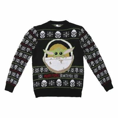Produktbild von Uni Pullover The Mandalorian Schwarz - XS