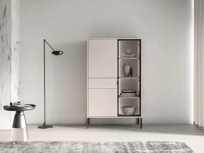 Produktbild von Glasvitrine CALLISTA - Kaschmir