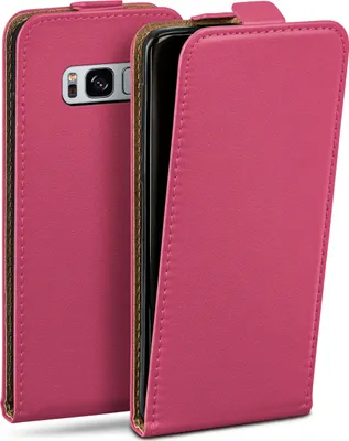 Produktbild von moex® Flip Case kompatibel mit Samsung Galaxy S8 - Hülle mit 360 Grad Schutz, Pink