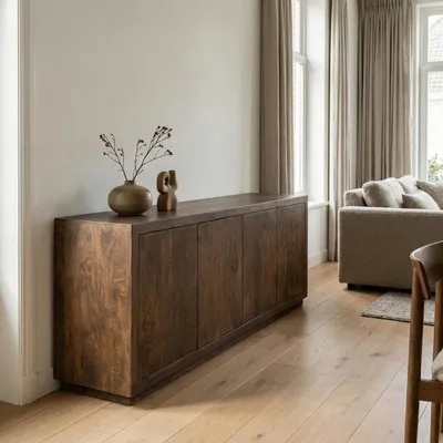 Productafbeelding van StarFurn Dressoir Brussel Bruin 200cm