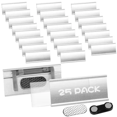 Productafbeelding van Set van 25 Magnetische Naamlabels voor Kleding