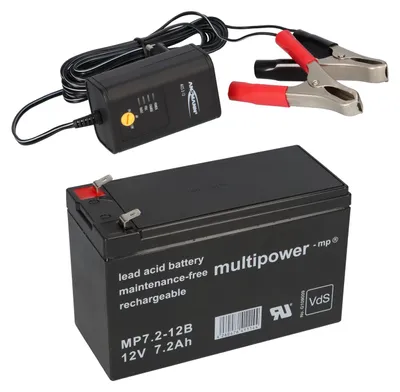 Zdjęcie produktu dla Akumulator 12V 7,2Ah kompatybilny z akumulatorem GEL 7,0Ah 7Ah do KINDERAUTO LADER
