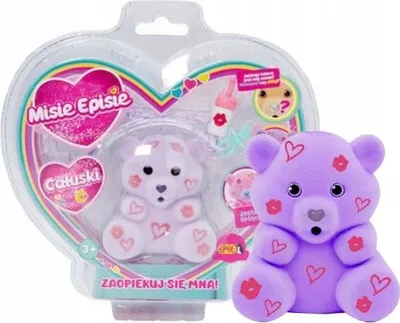 Zdjęcie produktu dla Episie Teddybären Küsse Dropsik LILA Interaktywny miś Episie EPEE
