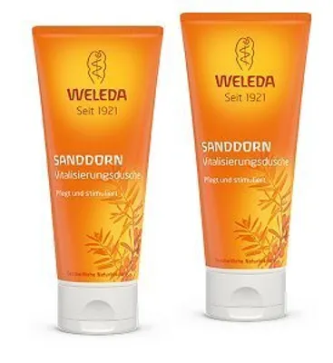 Produktbild von Weleda Sanddorn Vitalisierungsdusche, 2x200ml