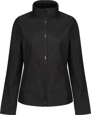 Produktbild von Regatta Standout Damen Softshelljacke Ablaze bedruckbar PC3285 (36 DE) (Schwarz/Schwarz)